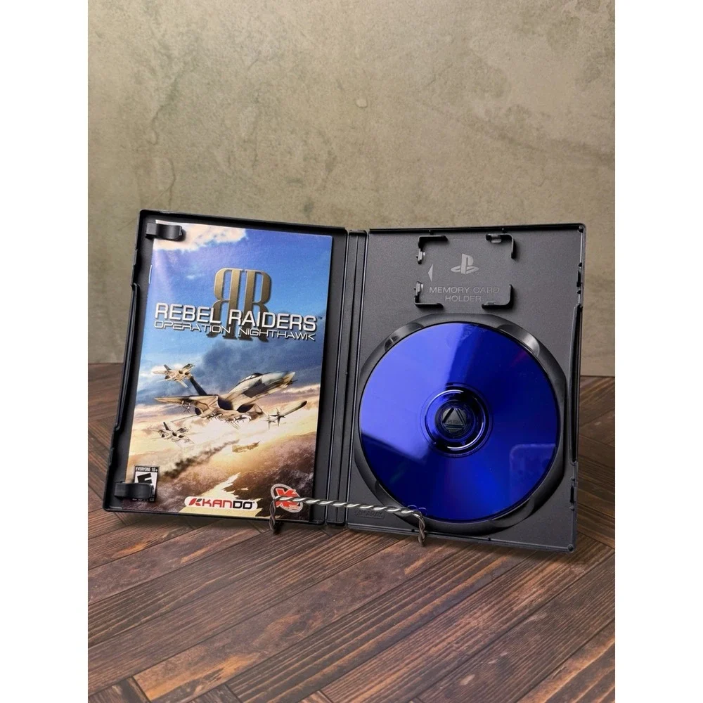 Rebel Raiders Operation Nighthawk - Playstation 2 PS2 + Manual